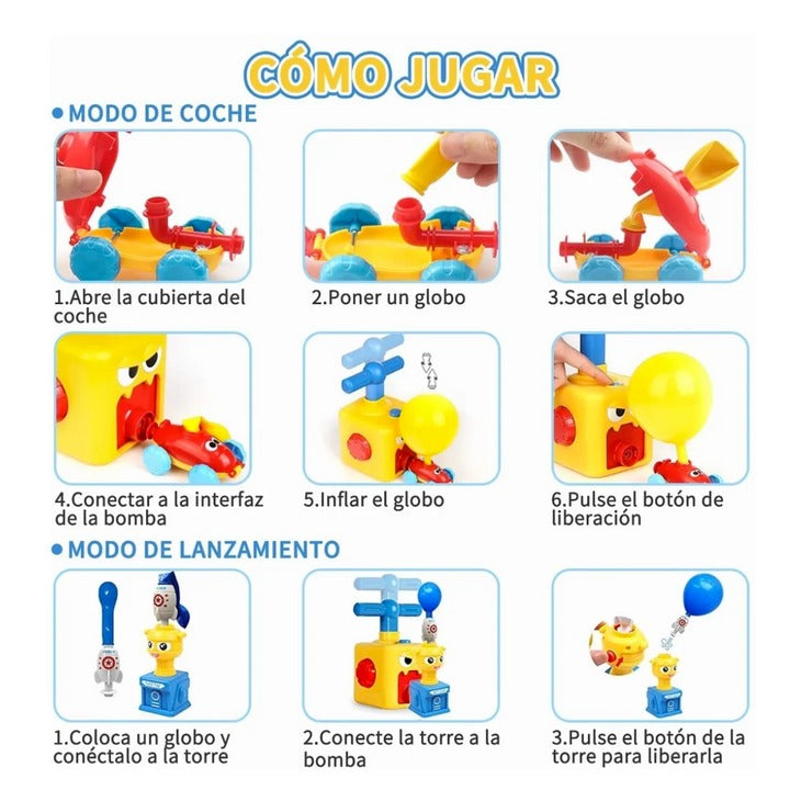 Power Balloon® - Divertido Coche Aerodin