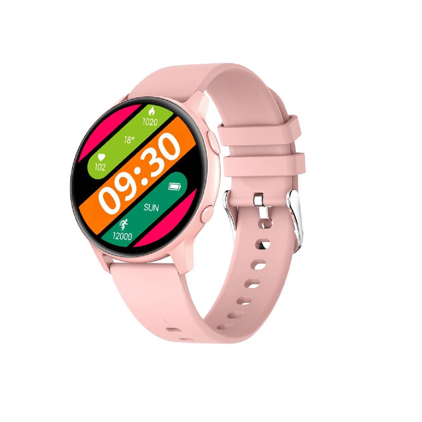 Reloj Inteligente Smartwatch Bluetooth ZL02 Sports Fitness Rosado